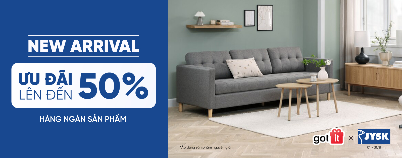 JYSK ƯU ĐÃI LÊN ĐẾN 50%