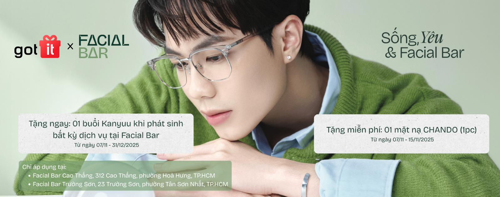 Facial Bar tặng quà cho bạn!