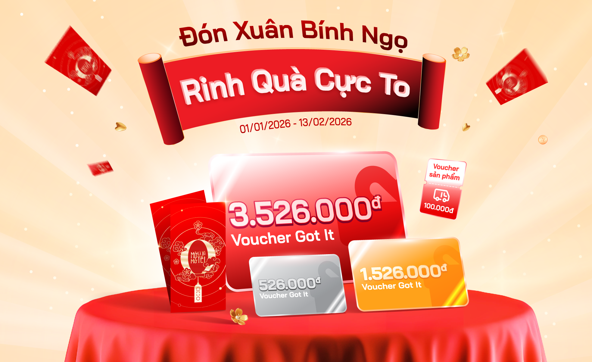Gia hạn chương trình Đón Xuân Bính Ngọ - Rinh Quà Cực To