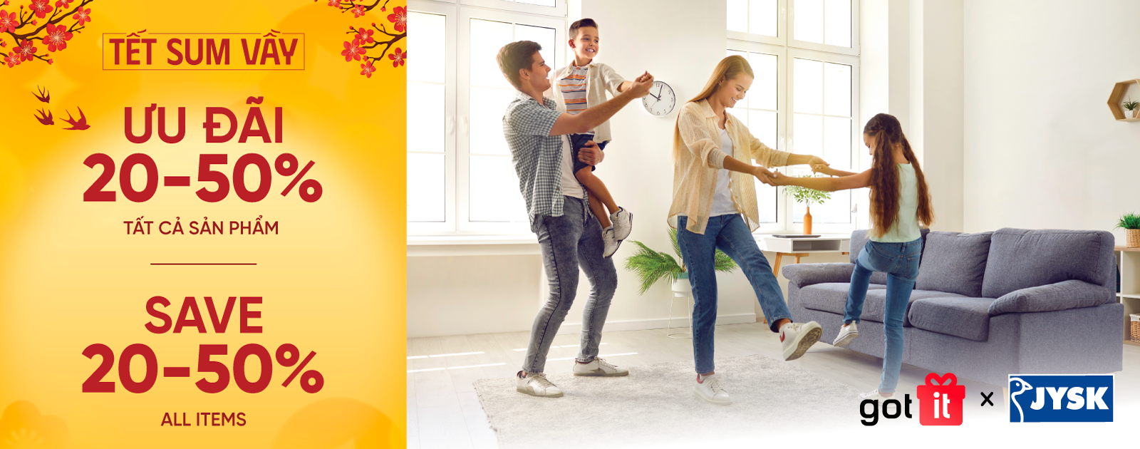 Tết sum vầy - ưu đãi đến 50%