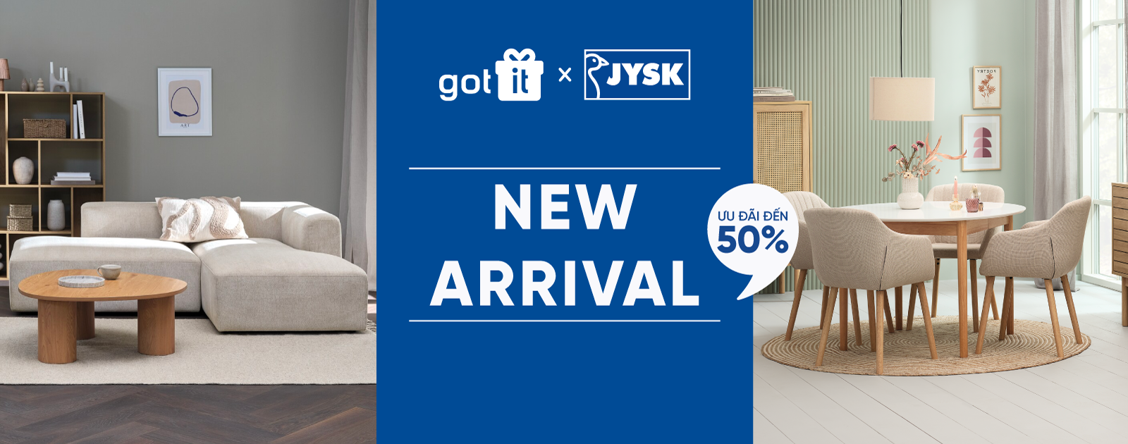 Ưu đãi đến 50% cùng JYSK