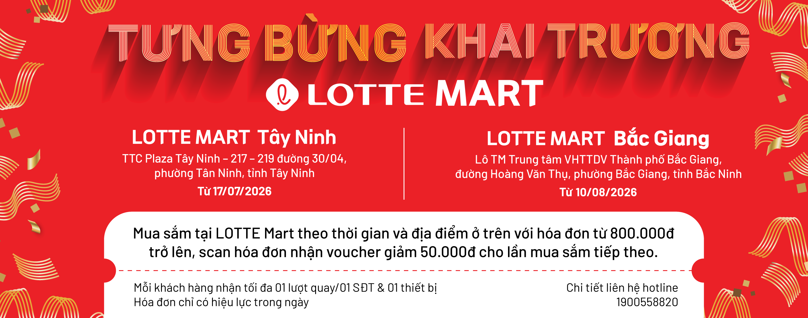 Khai trương Lotte Mart