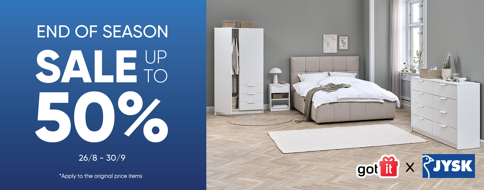 End of Season Sale: Ưu đãi đến 50%